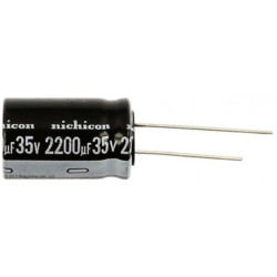 CONDENSADOR ELECTROLITICO 2200µF 35V 10 UNIDADES