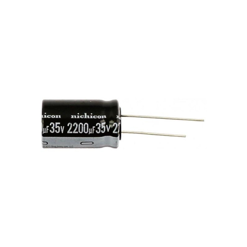 CONDENSADOR ELECTROLITICO 2200µF 35V 10 UNIDADES
