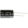 CONDENSADOR ELECTROLITICO 2200µF 35V 10 UNIDADES