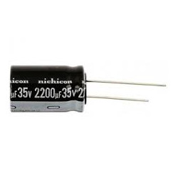 CONDENSADOR ELECTROLITICO 2200µF 35V 10 UNIDADES