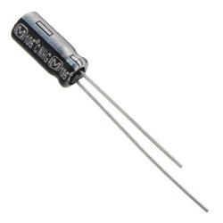 CONDENSADOR ELE  2 2µF 25V 5X11mm 10 UNIDADES