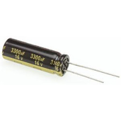 CONDENSADOR 3300/16 V 105º  5 UNIDADES