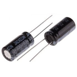 CONDENSADOR ELECTROLITICO 330µf 63V  10 UNIDADES