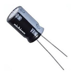 CONDENSADOR ELECTRO  33µF 350V 105º 5 UNIDADES