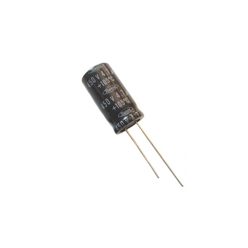CONDENSADOR 4 7MF  450 V 105º 10 UNIDADES