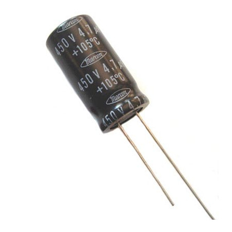 CONDENSADOR 4 7MF  450 V 105º 10 UNIDADES