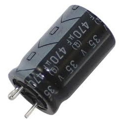 CONDENSADOR ELECTRO  470µF 35 V 105º 10 UNIDADES