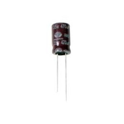 CONDENSADOR ELECTRO  470µF 35 V 105º 10 UNIDADES