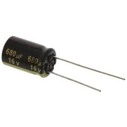 CONDENSADOR 680MF 16V  105º PACK 10 UNIDADES
