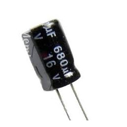CONDENSADOR 680MF 16V  105º PACK 10 UNIDADES