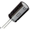 CONDENSADOR   680MF  6 3V  105ª PACK 5 UNIDADES