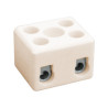 REGLETA CONEXION CERAMICA 2 POLOS 16A 5 UNIDADES
