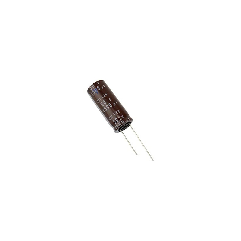 CONDENSADOR ELECTROLITICO 1500µF 50V 5 UNIDADES