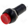 INTERRUPTOR 3A NEGRO MANDO ROJO 5 UNIDADES