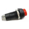 INTERRUPTOR 3A NEGRO MANDO ROJO 5 UNIDADES