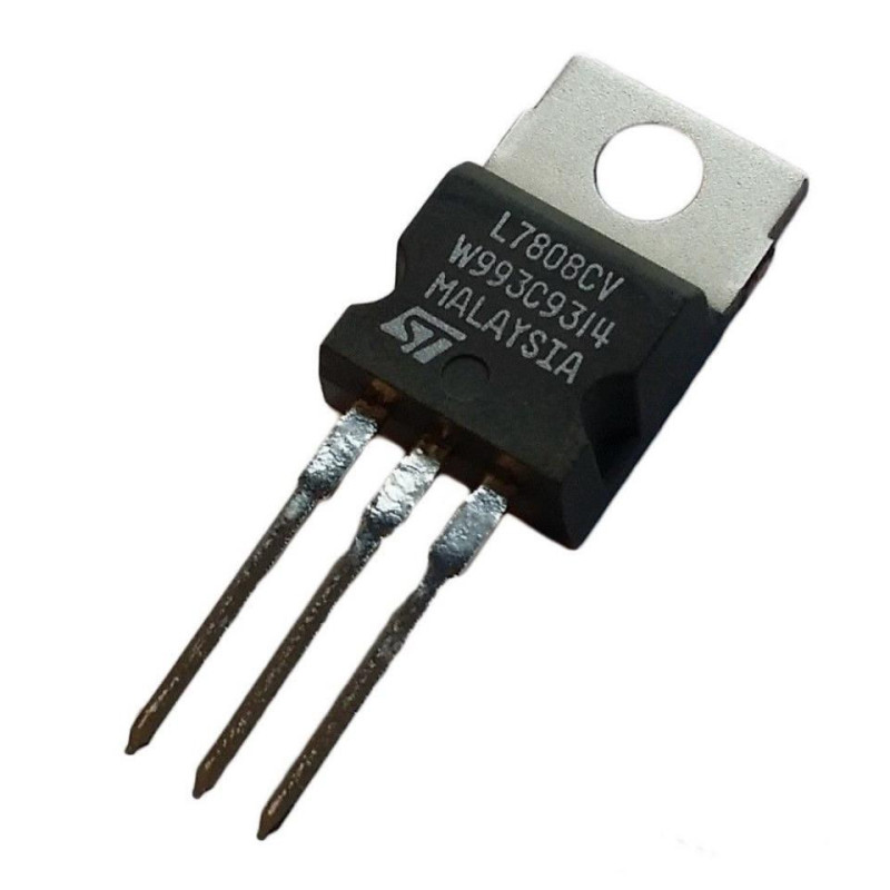REGULADOR DE TENSION L7808 PACK 5 UNIDADES