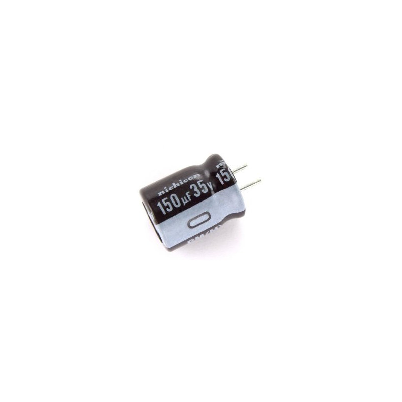 CONDENSADOR 150/35 V 105º ELECT  PACK 5 UNIDADES