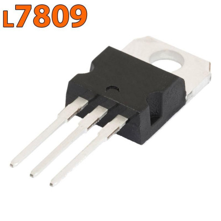 REGULADOR DE TENSION L7809 PACK DE 5 UNIDADES