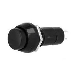 INTERRUPTOR REDONDO 3A MANDO NEGRO 5 UNIDADES