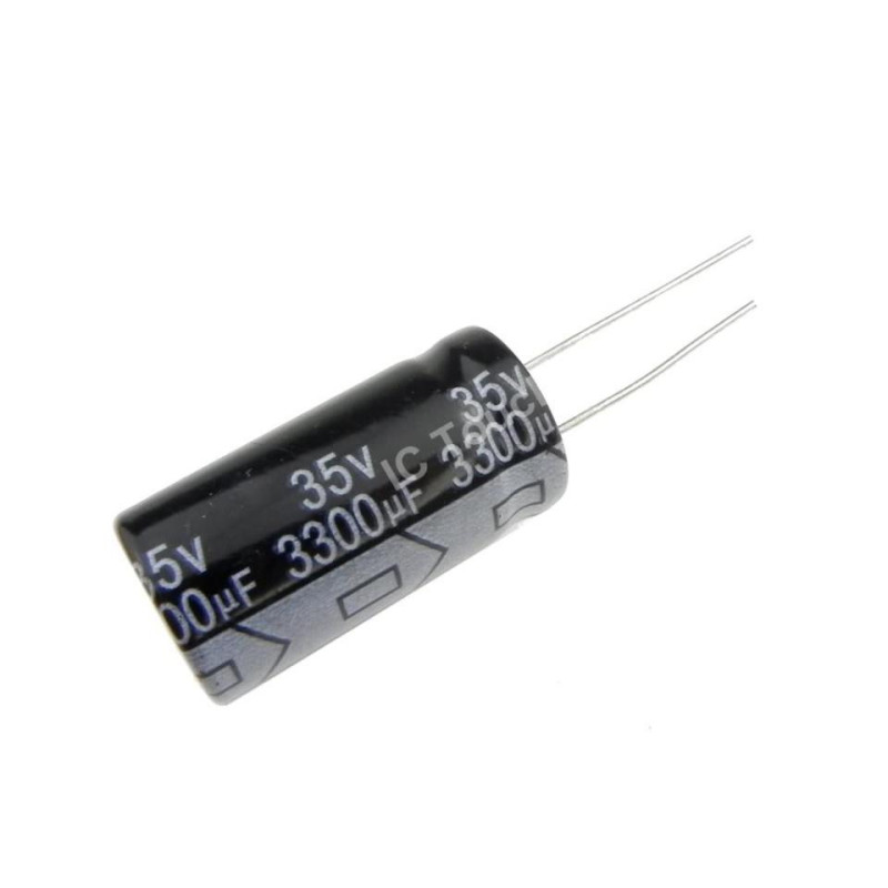 CONDENSADOR 3300/35 V 105º ELECT  PACK 5 UNIDADES