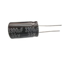 CONDENSADOR 3300/35 V 105º ELECT  PACK 5 UNIDADES