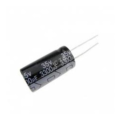 CONDENSADOR 3300/35 V 105º ELECT  PACK 5 UNIDADES