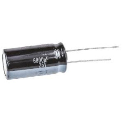 CONDENSADOR 6800MF 25V 105º ELECTR  5 UNIDADES