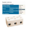 REGLETA CONEXION CERAMICA 3 POLOS 16A 5 UNIDADES