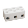 REGLETA CONEXION CERAMICA 3 POLOS 16A 5 UNIDADES