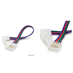 CONECTOR TIRA DE LED RGB PACK DE 5 UNIDADES