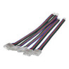 CONECTOR TIRA DE LED RGB PACK DE 5 UNIDADES