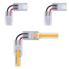 EMPALME EN ESQUINA TIRAS DE LED PACK 5 UNIDADES