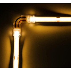EMPALME EN ESQUINA TIRAS DE LED PACK 5 UNIDADES