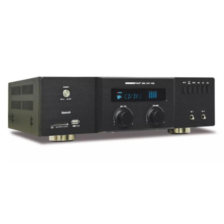 AMPLIFICADOR 2x60W MP3/USB/SD/BLUETOOTH 2 MIC MAND