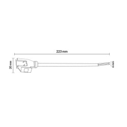 ADPATADOR CRIMPABLE  TIRA DE LED 220V 3 UNIDADES