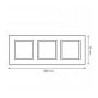 MODULO 3 ELEMNETOS BLANCO PARA SERIE PJ