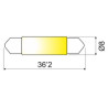 LAMPARITA FILAMENTO  24V 125MA 3W 5 UNIDADES