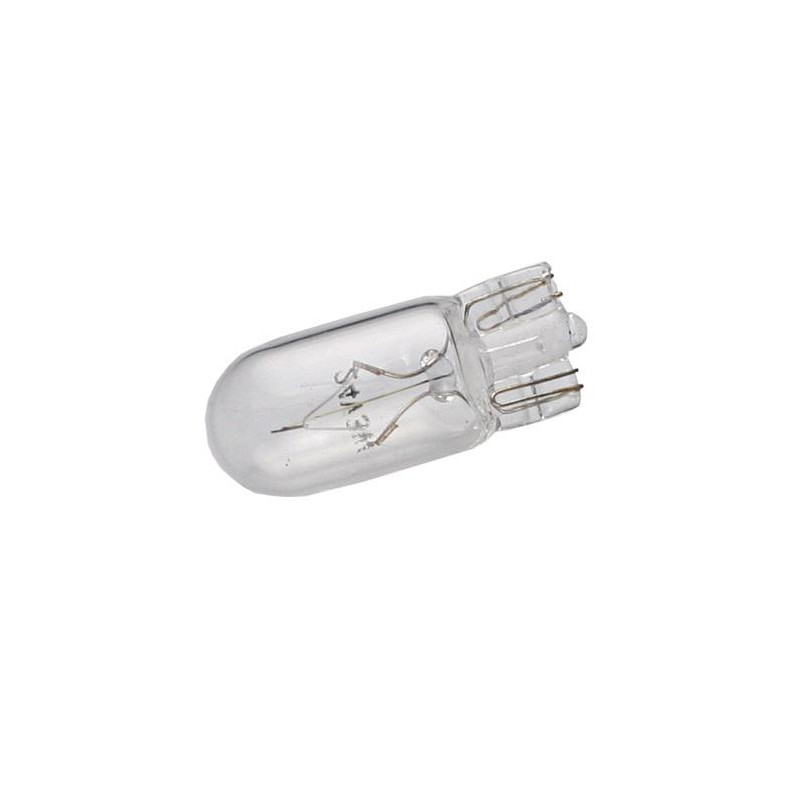 LAMPARITA FILAMENTO 12V 0 1A  T-10 5 UNIDADES