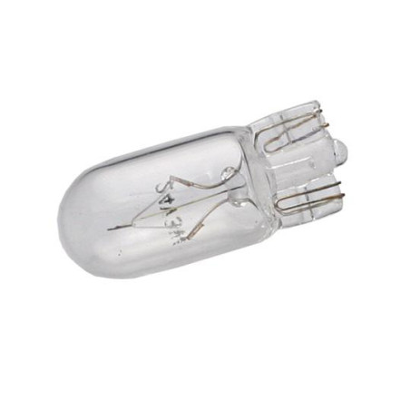 LAMPARITA FILAMENTO 12V 0 1A  T-10 5 UNIDADES