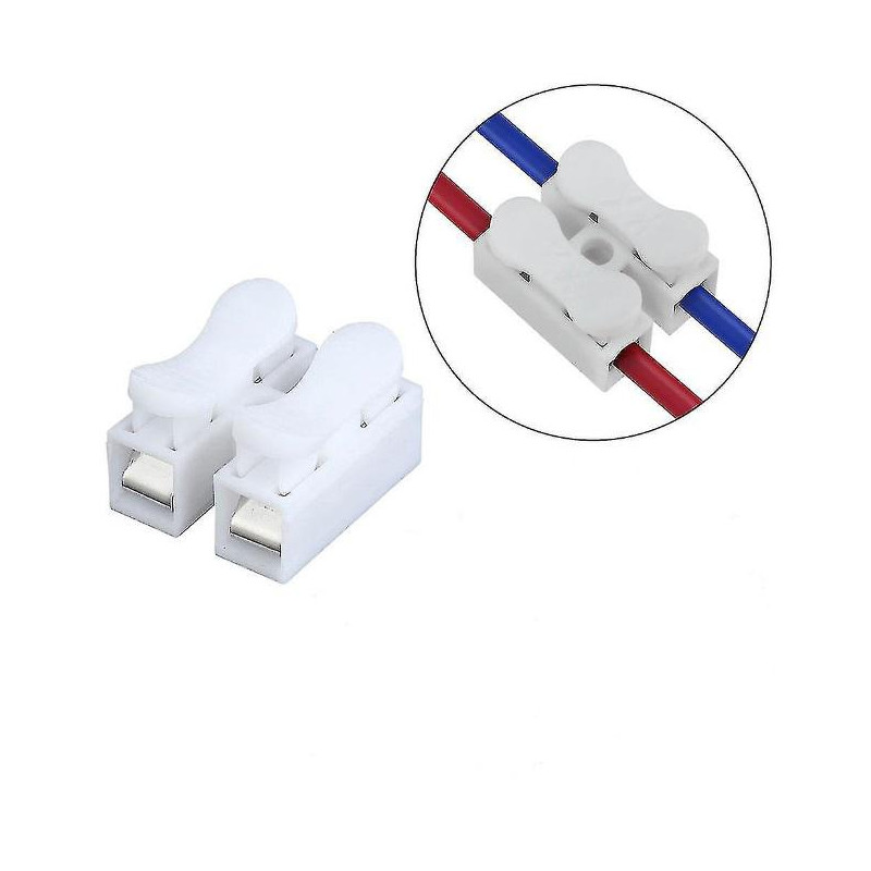 CONECTOR EMPALMADOR RAPIDO DE 2 VIAS 10 UNIDADES