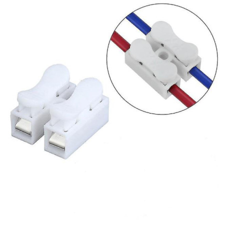 CONECTOR EMPALMADOR RAPIDO DE 2 VIAS 10 UNIDADES