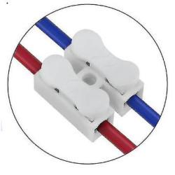 CONECTOR EMPALMADOR RAPIDO DE 2 VIAS 10 UNIDADES