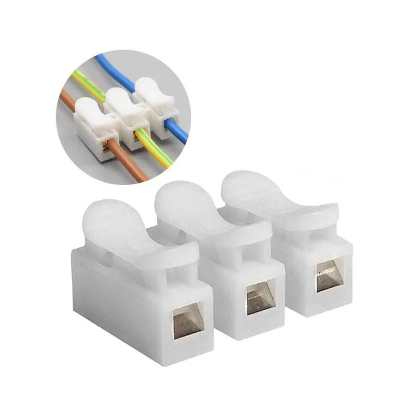 CONECTOR EMPALMADOR RAPIDO DE 3 VIAS 5 UNIDADES
