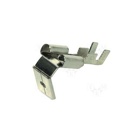 TERMINAL ENCHUFABLE MACHO-HEMBRA 6 3mm 10 UNIDADES