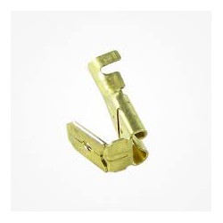 TERMINAL ENCHUFABLE MACHO-HEMBRA 6 3mm 10 UNIDADES