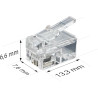 CONECTOR TELEFONO RJ9 4P4C 10 UNIDADES