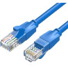 LATIGUILLO RJ45 UTP CAT 6 0 5M COLOR AZUL CCA