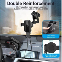 SOPORTE PARA MOVIL PARA COCHE MODELO KCOB0 NEGRO