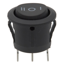 CONMUTADOR 3P REDONDO SPDT ON-OFF-ON 250V 6A