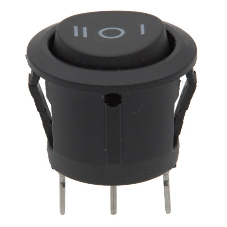 CONMUTADOR 3P REDONDO SPDT ON-OFF-ON 250V 6A